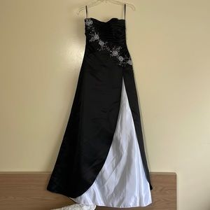 Black and White Prom Dress